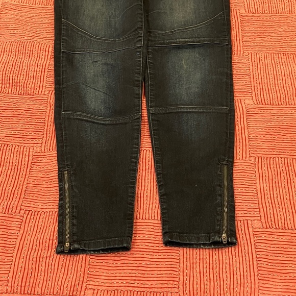 Mavi women’s size 29 dark wash blue Skinny Jeans with Zip tassel - Picture 2 of 16